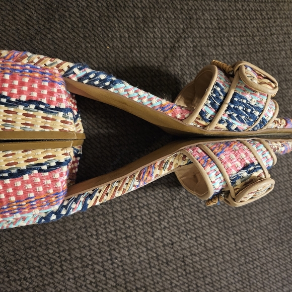 Steven Multicolor Woven Slide Sandals - Picture 8 of 9
